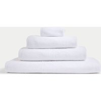 M&S Ultra Dry Pure Cotton Towel - 2 Pack Face Towels - White, White