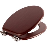 Mahogany Soft Close Toilet Seat