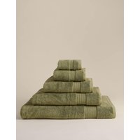 M&S Egyptian Cotton Towel Fern