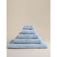 M&S Egyptian Cotton Towel Dusty Blue