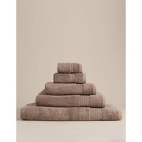 M&S Egyptian Cotton Towel Mink