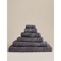 M&S Egyptian Cotton Towel Charcoal