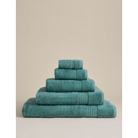 M&S Egyptian Cotton Towel Aqua