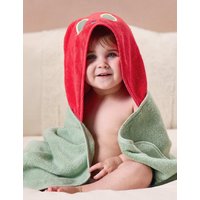 MORI Very Hungry Caterpillar Hooded Towel Green