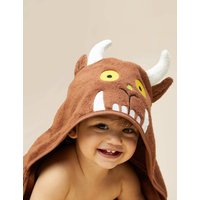 MORI Pure Cotton Gruffalo Hooded Towel Brown