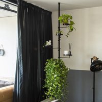 Large Etagere Plant Stand - Floor to Ceiling Tension Rod