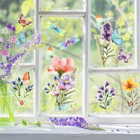 Window Stickers - Meadow Flowers