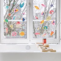 Window Stickers - Seashells & Fish