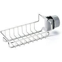 Adjustable Sink Drain Rack Sponge Storage Faucet Holder Soap Drainer Shelf Basket Organizer Kitchen Bathroom Accessories | Color: 201 stainless steel