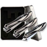 Anti splash Nail Clipper Three Piece Set Household Nail Clipper Set, Anti Splash Nail Clipper Wholesale | Color: Black | style: Nail clipper