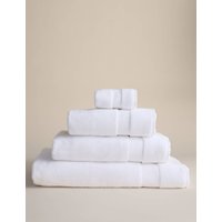 M&S Turkish Cotton Luxury Hotel Towel White